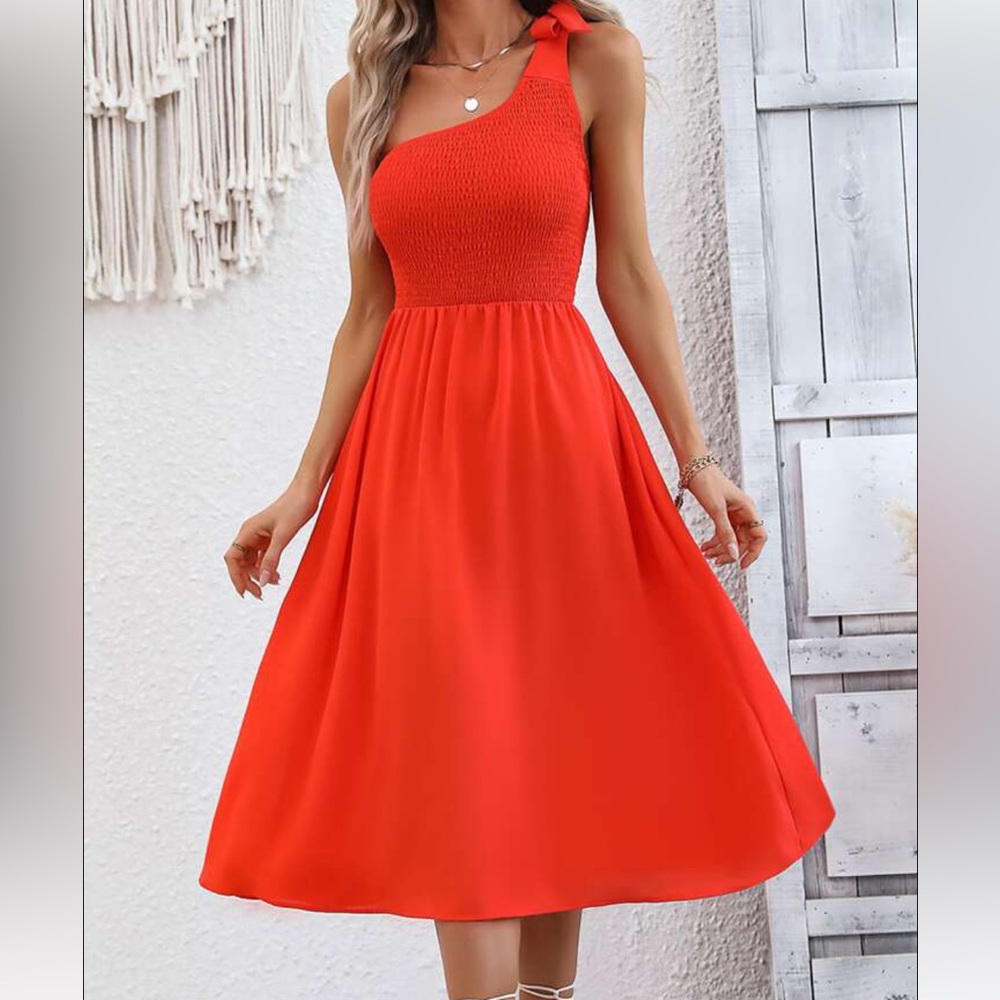 Women’s Orange Dress L (8-10)